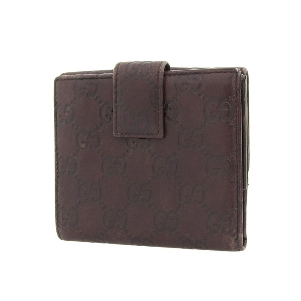Pre Loved Gucci  GG Marmont Bow Flap Leather Wallet Brown - Picture 2 of 8